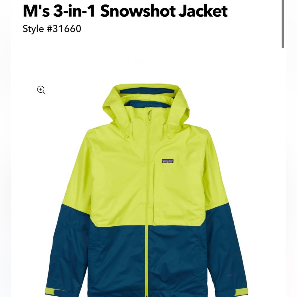 Patagonia 3 in 1 Snowshot Jacket